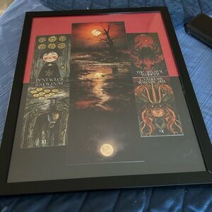 Stranger Things inspired tarot card art
